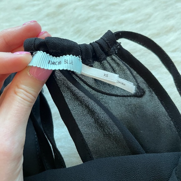 Urban Outfitters Kimchi Blue Emery Lace Overlay High-Neck Tank Top - Picture 8 of 10